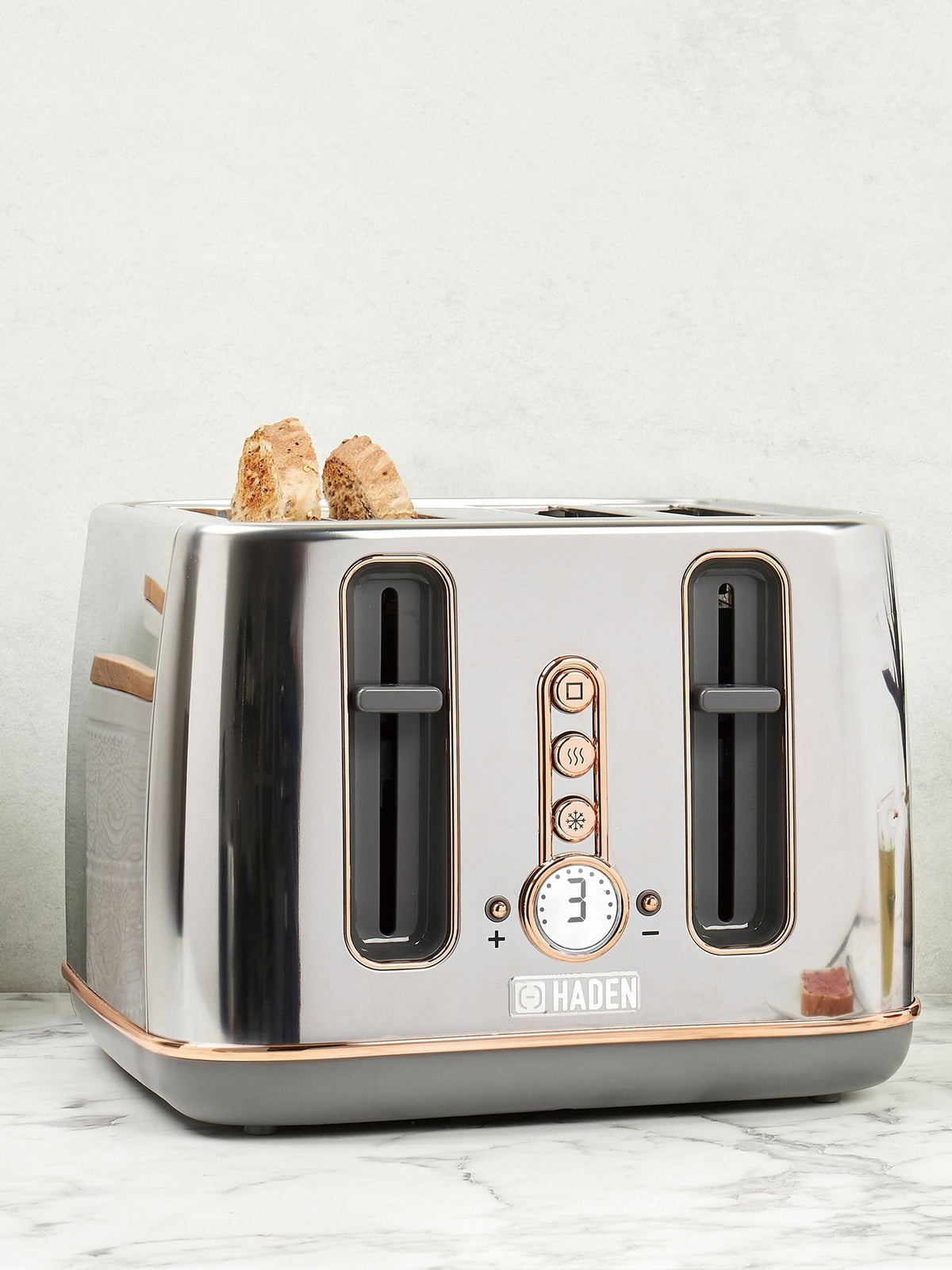 Haden Dorchester toaster rose gold 4-slice, UK version