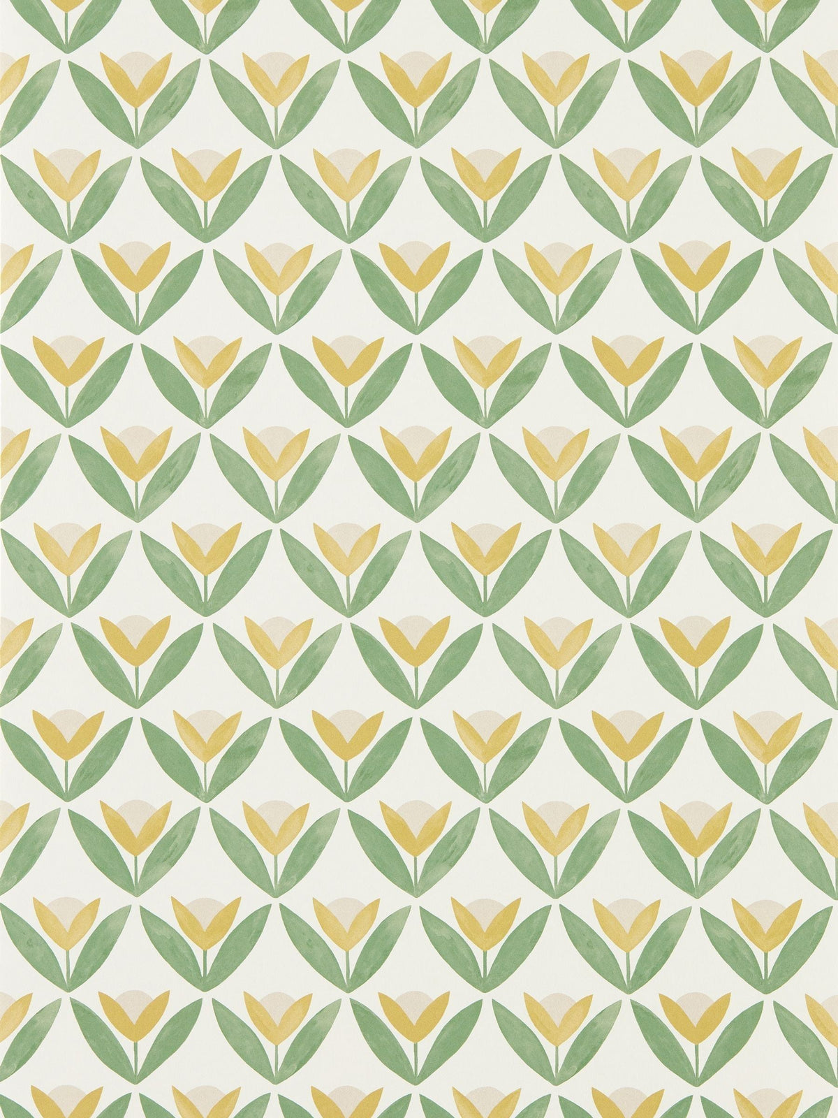 Scion Coast Blue Tulip Trellis A4 Wallpaper