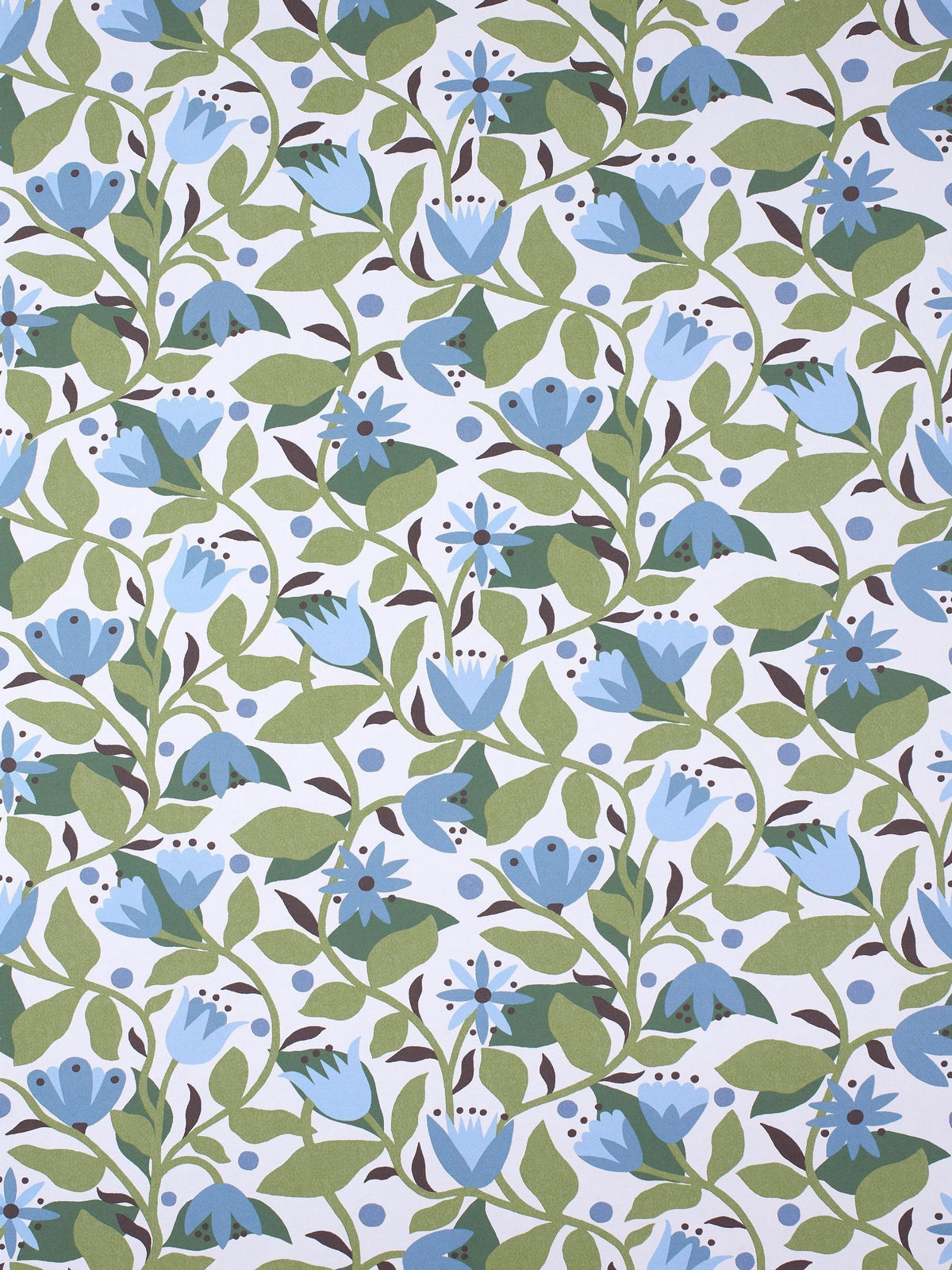 Scion Dancing Daisies wallpaper A4 sample, UK version