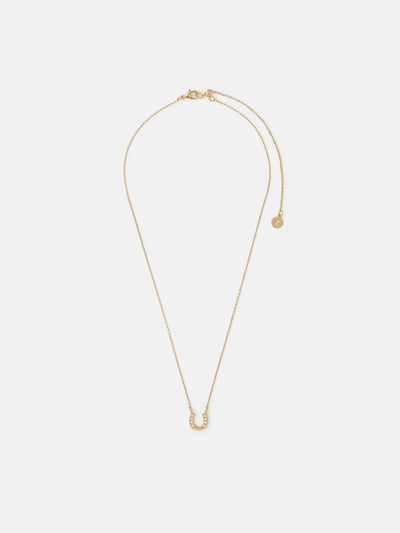 Weiter Accessorize Gold Ton 14ct Plated Hufeisen-Anhänger Halskette - online kaufen bei McGrocer