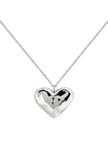 Radley silver tone hammered heart necklace - British product