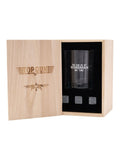 Widdop Clear Top Gun Whisky Tumbler Set with Stones 10cm (British brand)