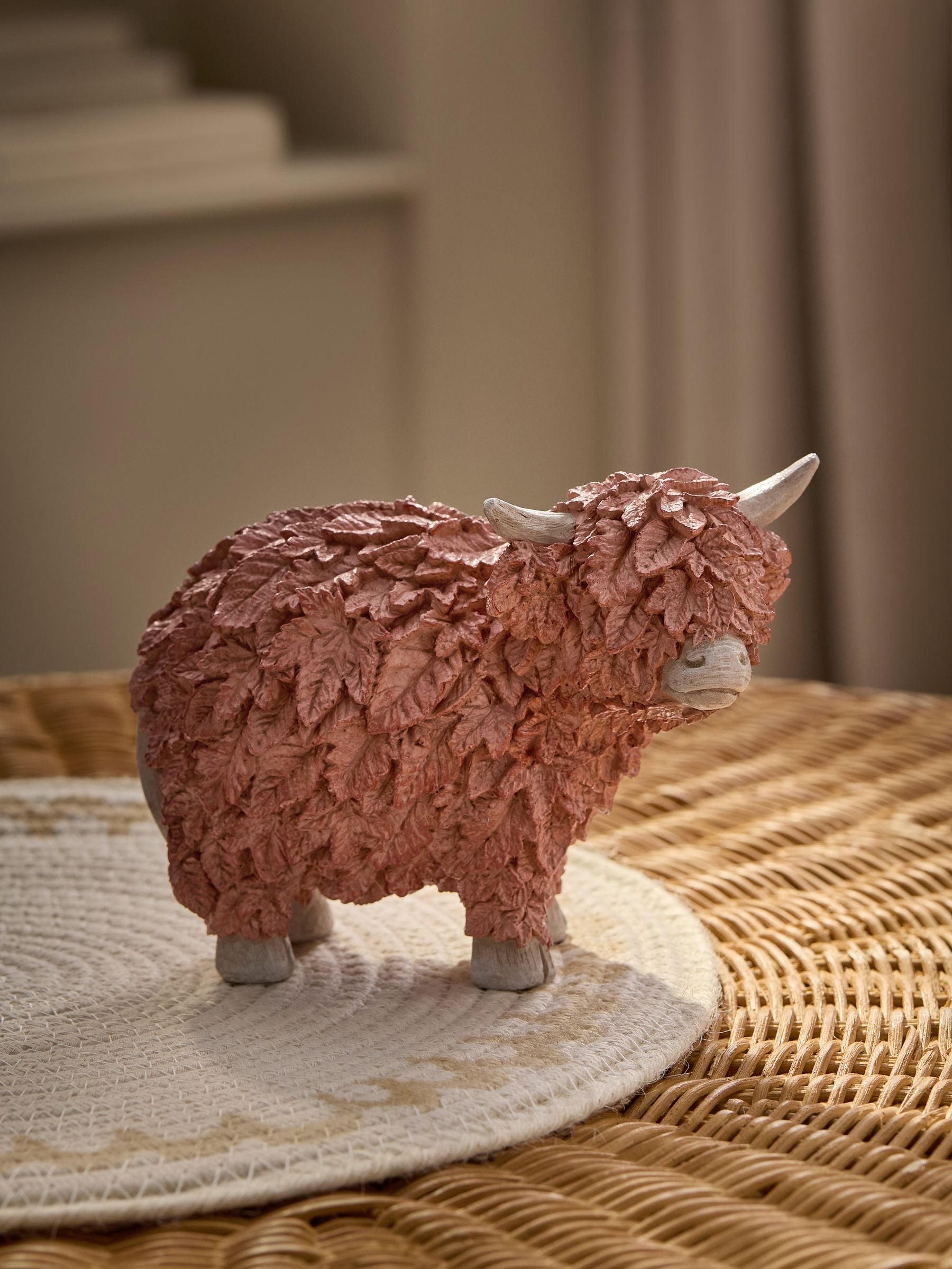 Bronze Hamish Highland Cow Small Ornament Home Decor