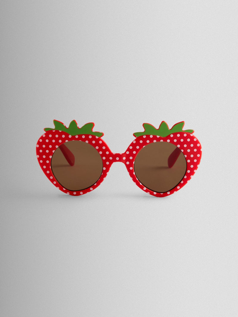 JoJo Maman Bébé Red Strawberry Sunglasses