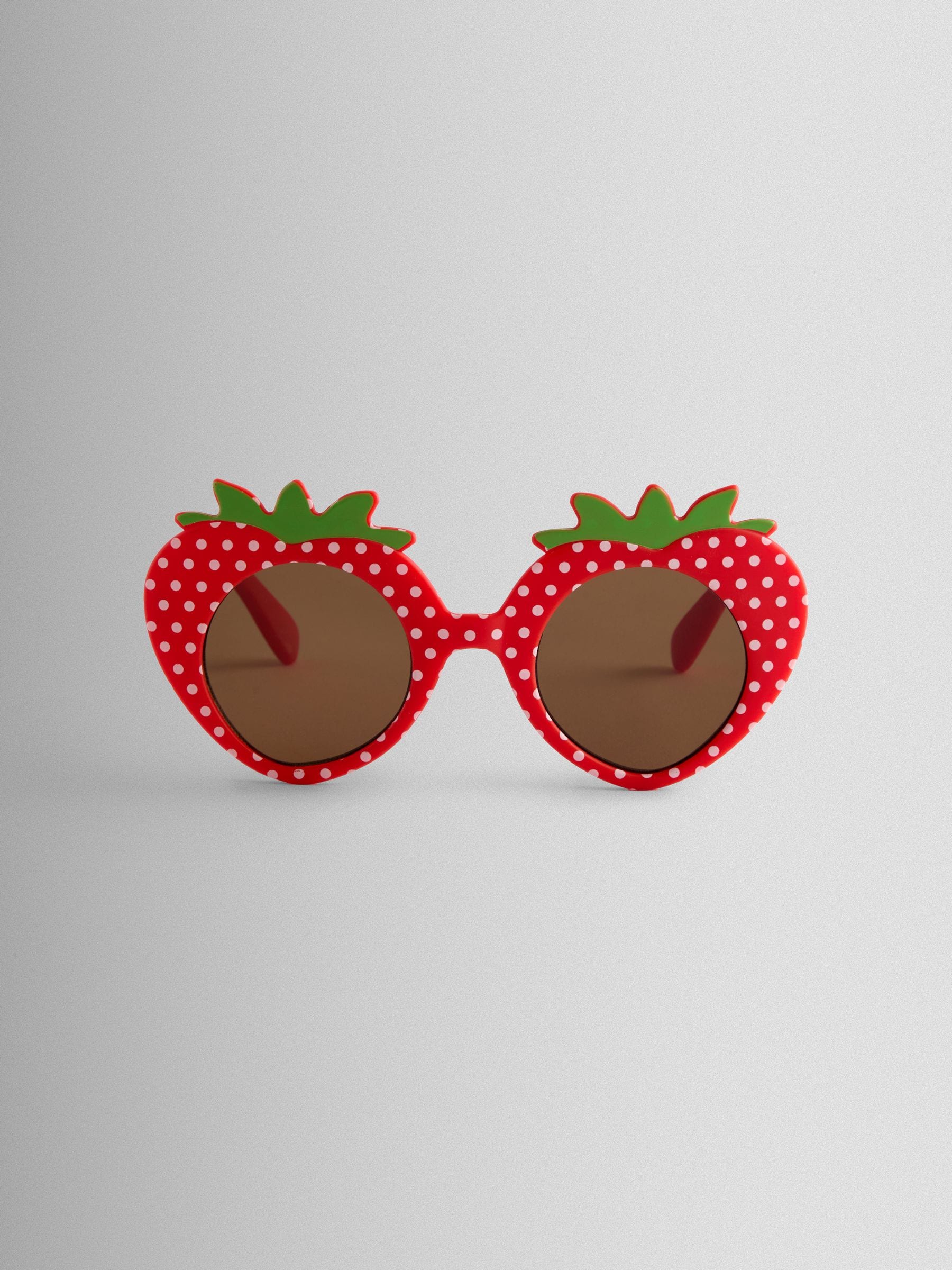 JoJo Maman Bébé Red Strawberry Sunglasses