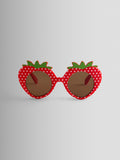 JoJo Maman Bébé Red Strawberry Sunglasses