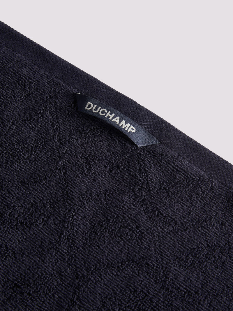 Duchamp premium cotton monogram bath towel (British brand)