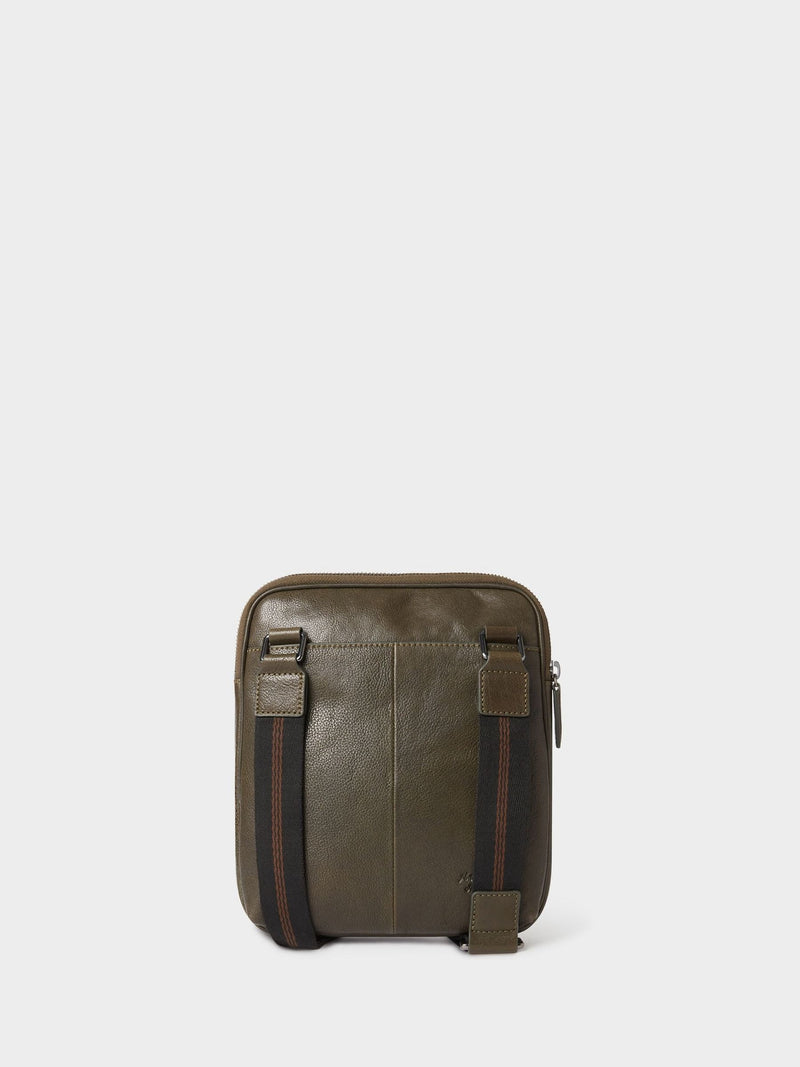 Osprey London Compass leather messenger bag (British brand)