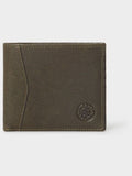 Osprey London Compass Green Leather Card Wallet, imported from the UK