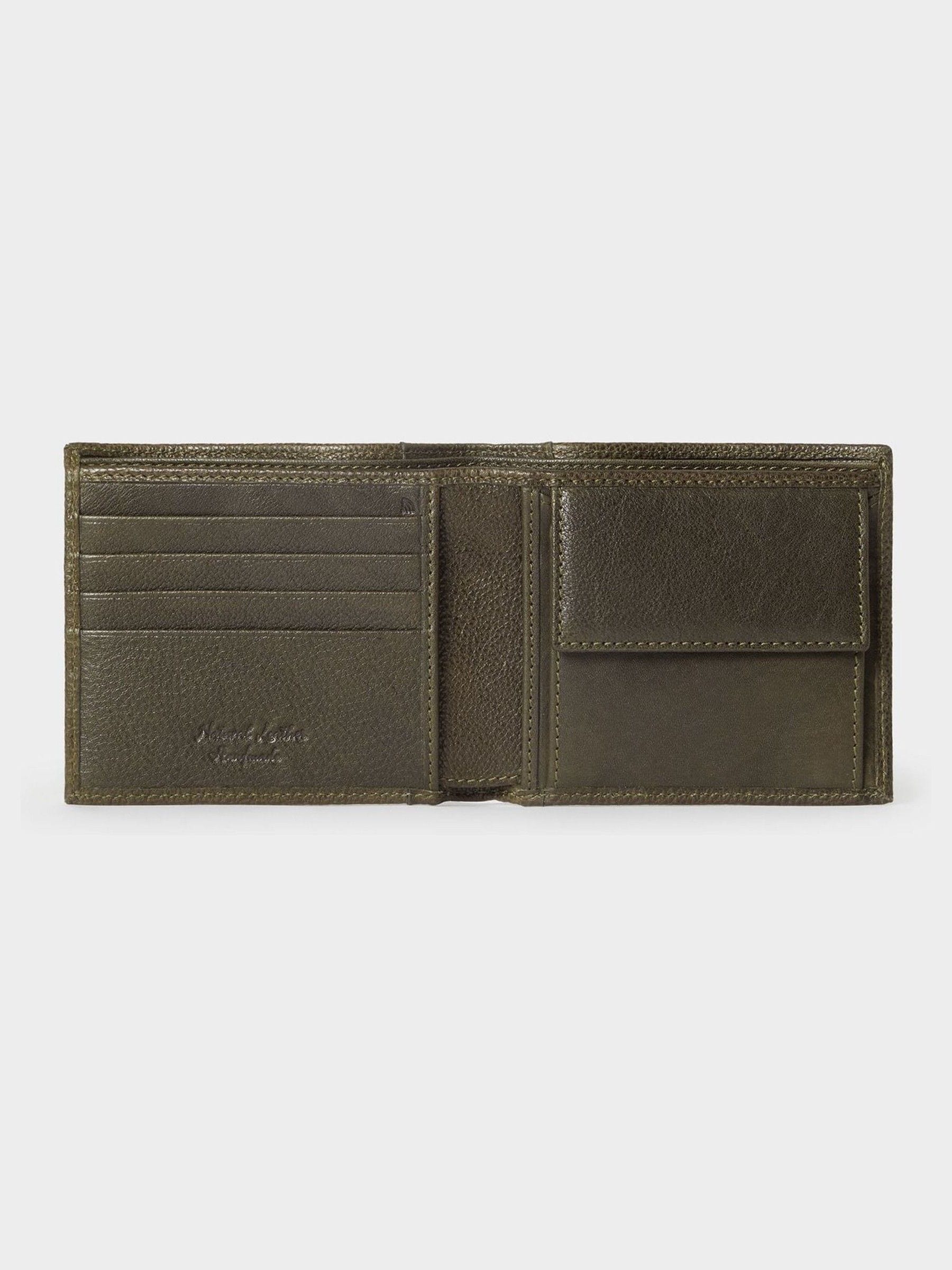 Osprey London green Compass coin wallet (British brand)