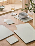 Black Wooden Placemat and Coaster Set of 4