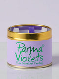 Lily-Flame Parma Violet scented tin candle 230g, UK version