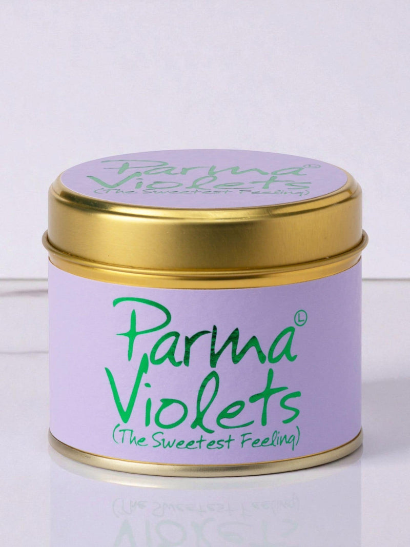 Lily-Flame Parma Violet scented tin candle 230g, UK version
