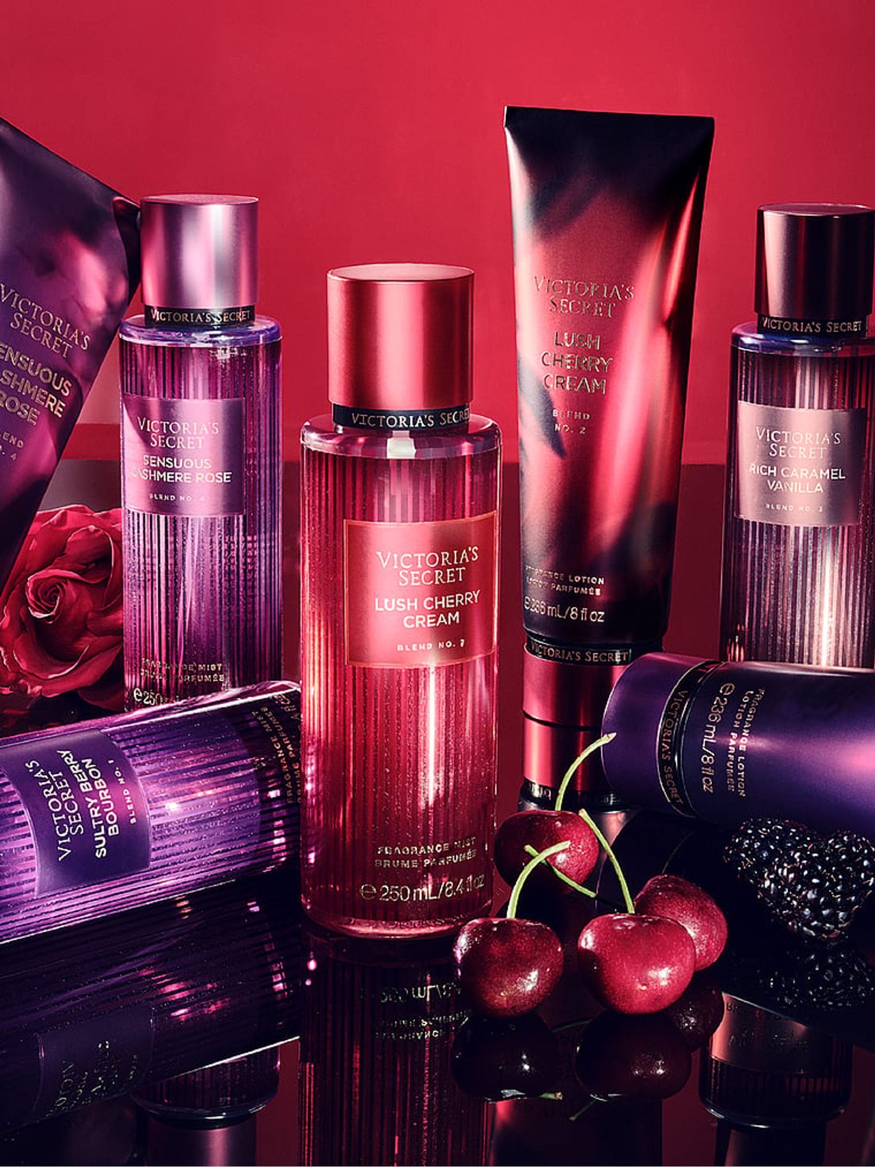 Victoria's Secret Berry Bourbon body mist 250ml (British brand)