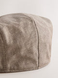Dark natural flat cap, imported from the UK
