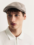 Dark natural flat cap, imported from the UK