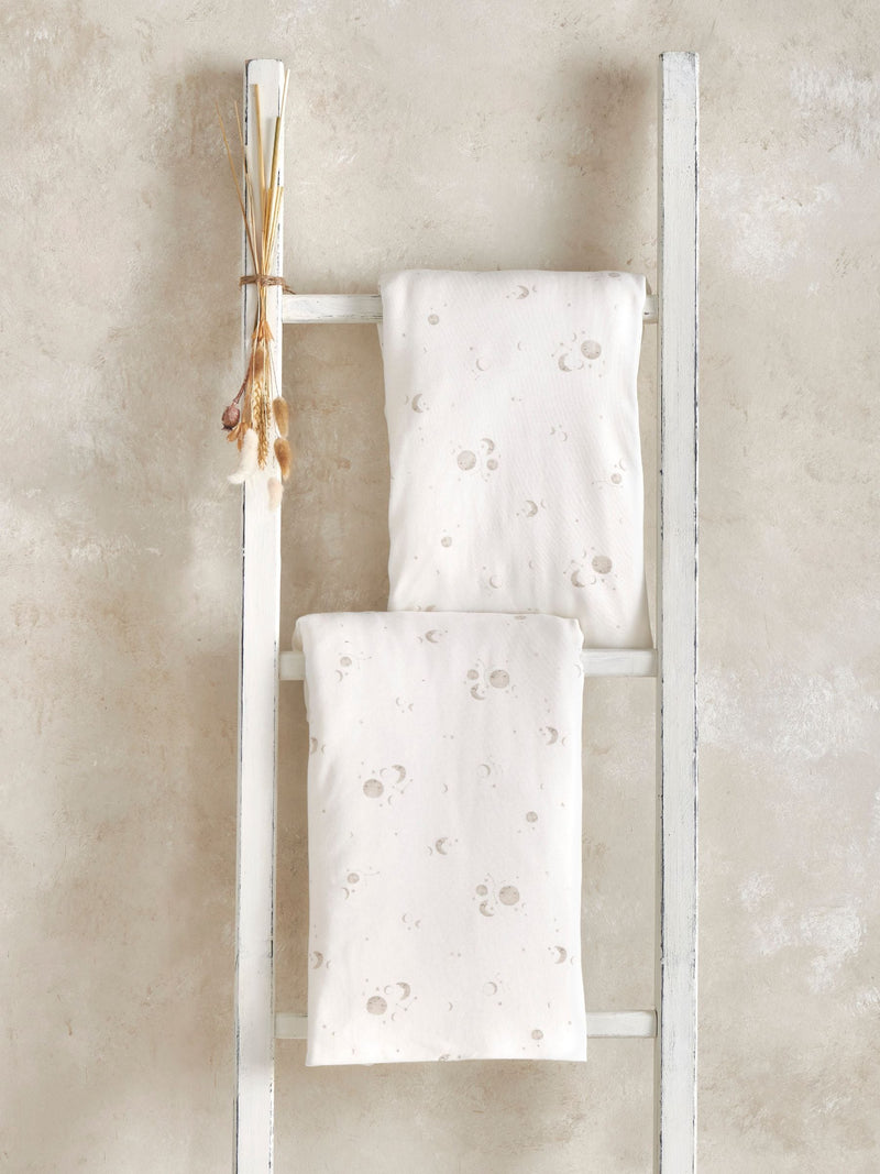 Mamas & Papas Duckling Cream Cotbed Fitted Sheets 2 Pack