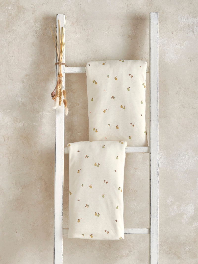 Mamas & Papas Duckling Cream Cotbed Fitted Sheets 2 Pack