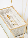Oliver Bonas cream boucle jewellery stand - British product