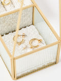 Oliver Bonas cream boucle jewellery stand - British product