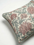 Esselle Home Cream Nima Floral cushion 50cm, imported from the UK