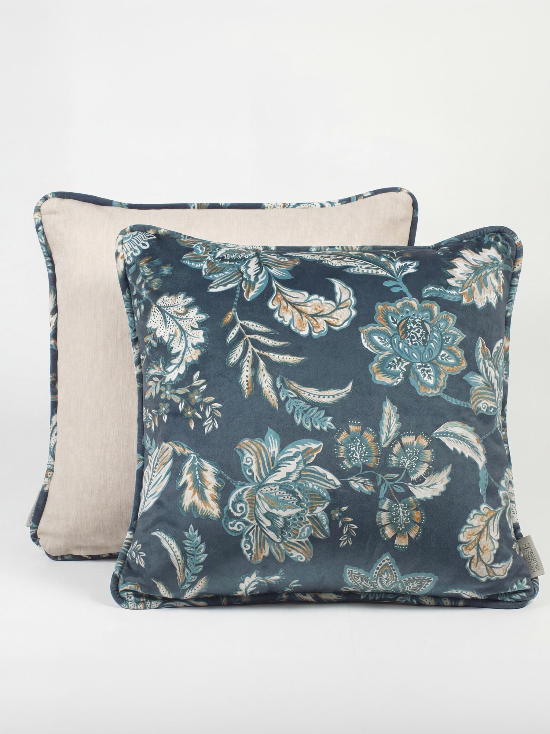 Esselle Home Natural Kashmir Jacobean cushion 50x50cm, UK version