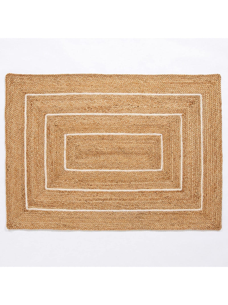 Esselle Home Prestbury border jute rug 120x170cm (British brand)