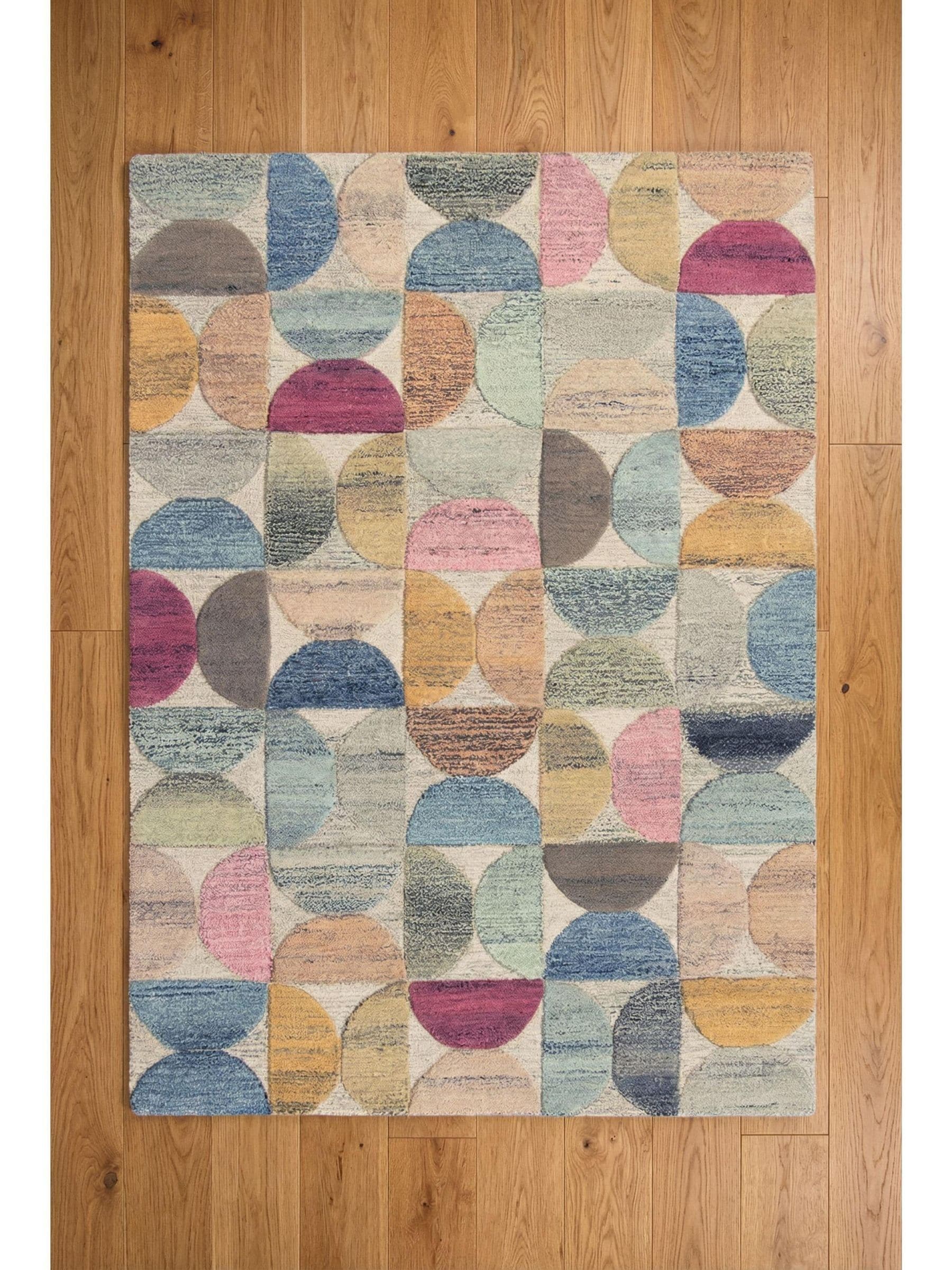Esselle Home wool rug multicoloured Mariana 120x170cm - British product