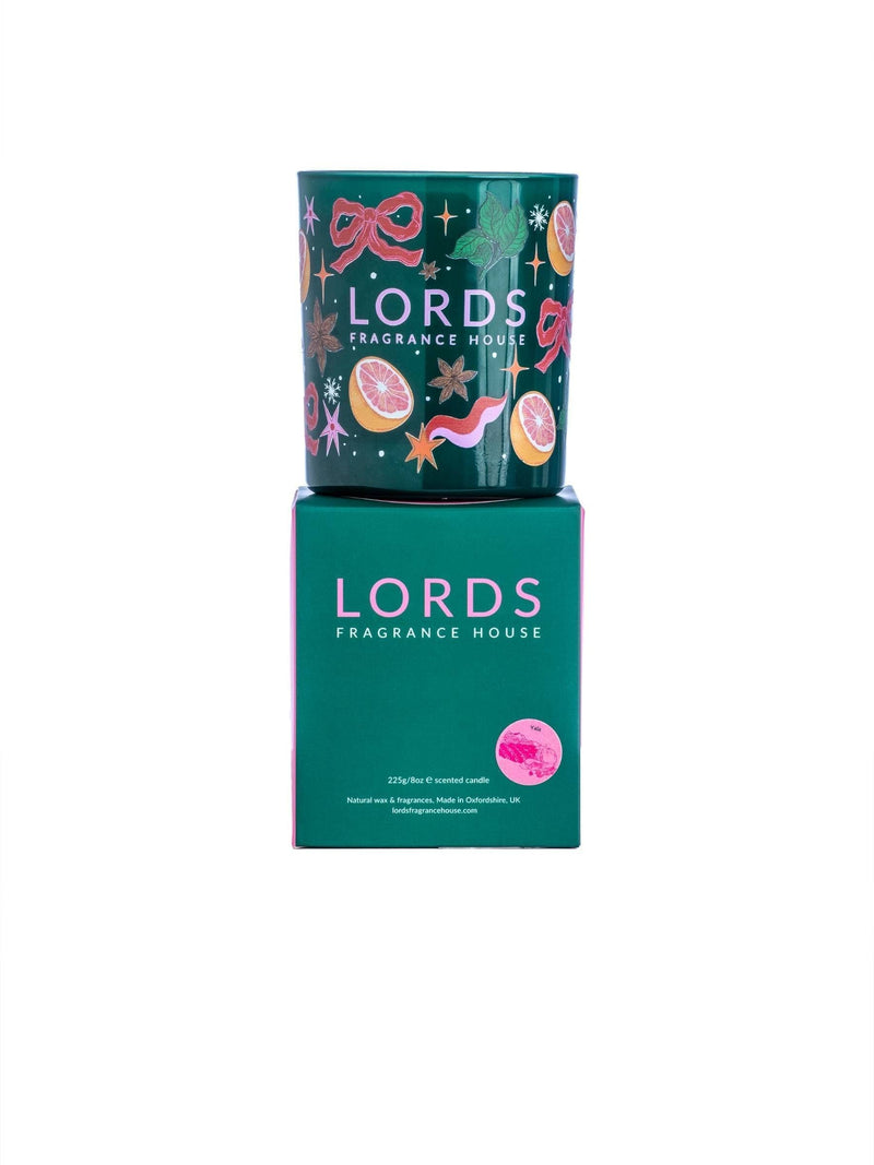 Lords Fragrance House Yala Winter candle 225g, imported from the UK
