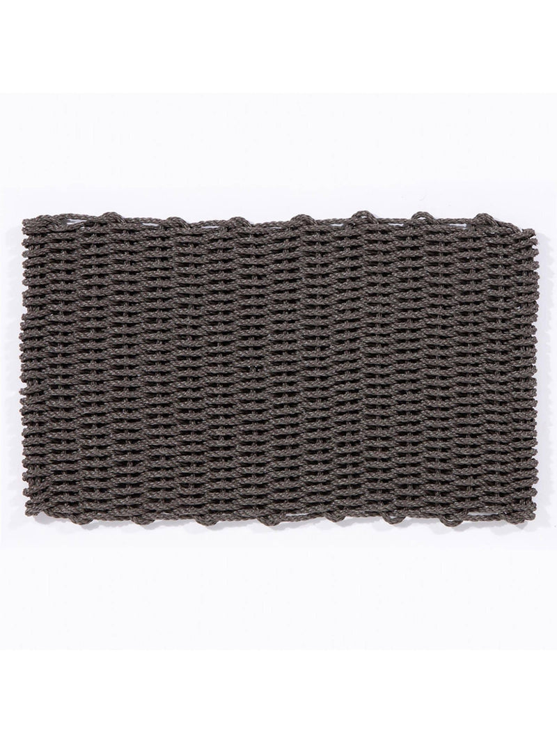 Arthouse braided polypropylene doormat in slate, imported from the UK