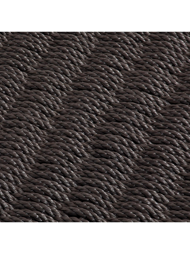 Arthouse braided polypropylene doormat in slate, imported from the UK