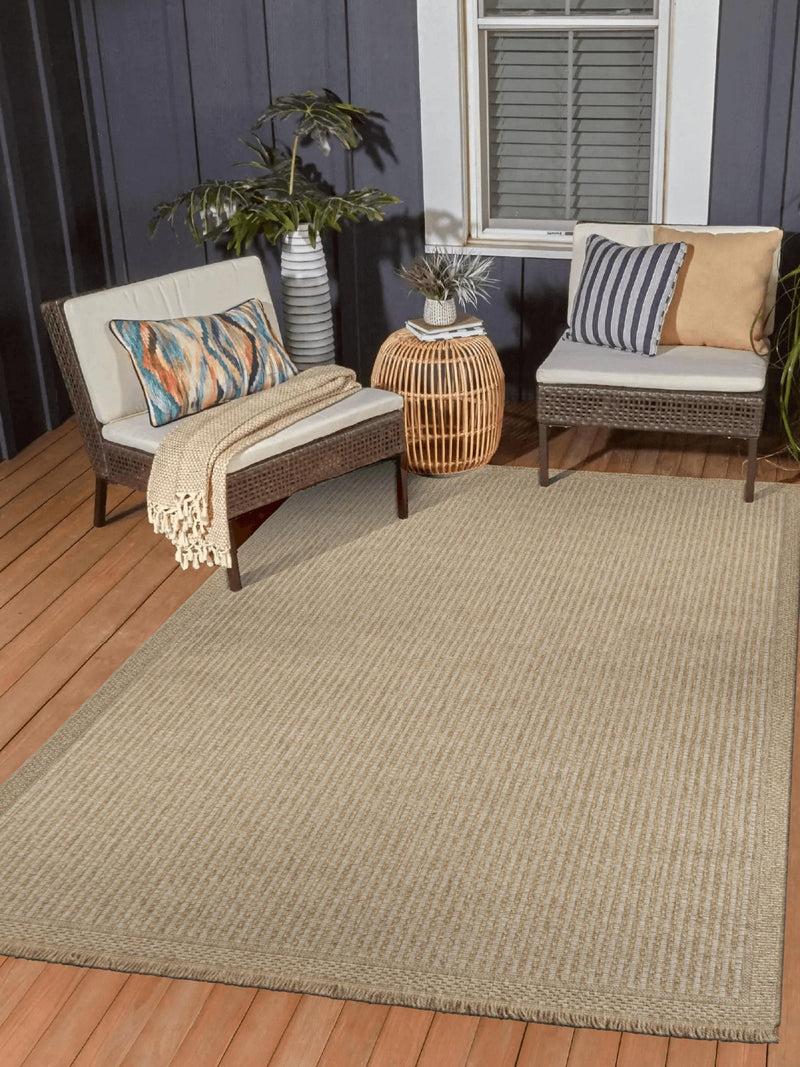 Arthouse neutral jute effect weave rug 160x230cm (British brand)