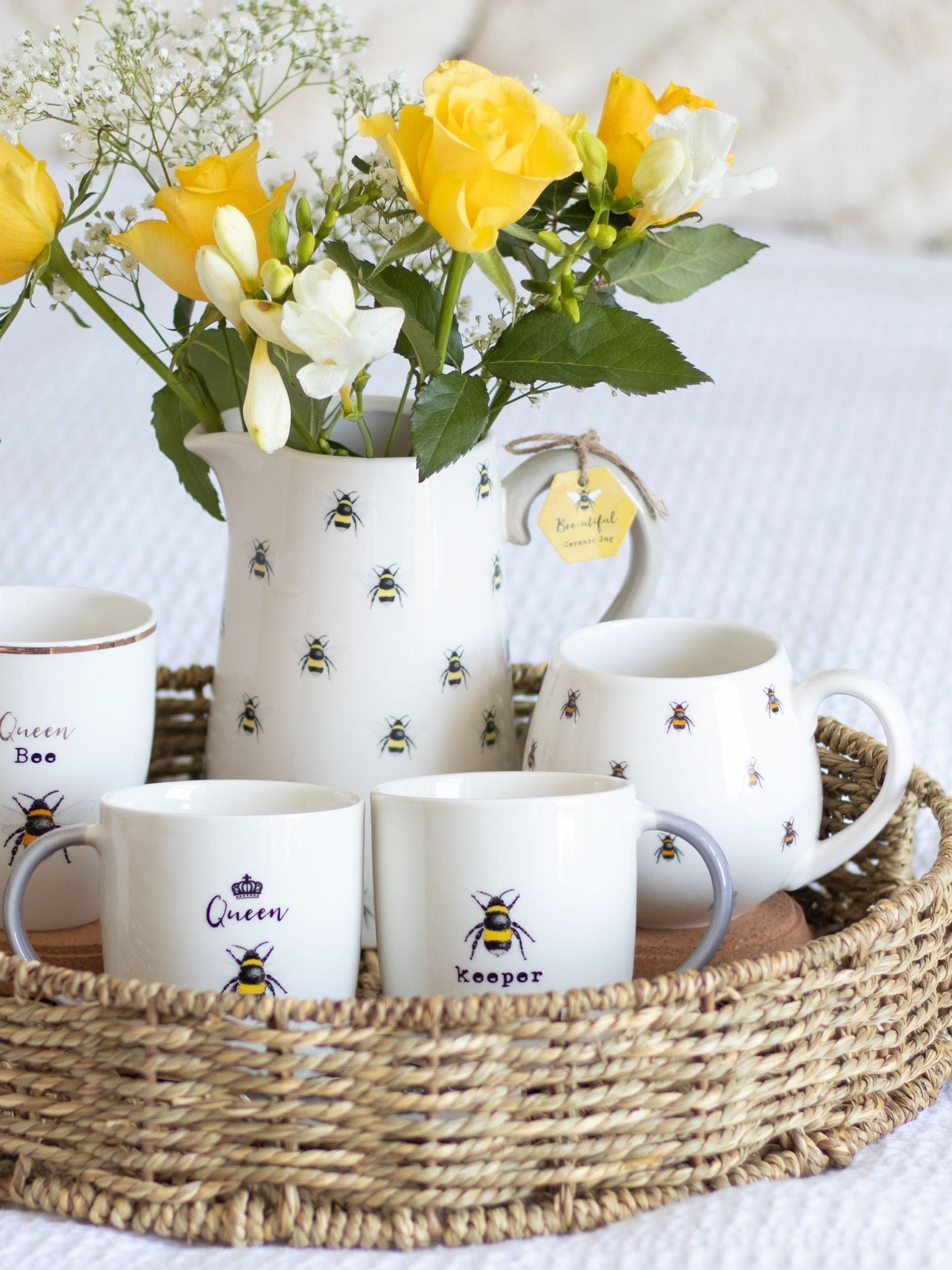 Something Different Queen Bee and Bee Keeper mug set, UK version