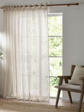 Yard Natural Nimbus sheer curtain panel, imported from the UK