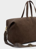 Katie Loxton chocolate suedette weekend bag - British product