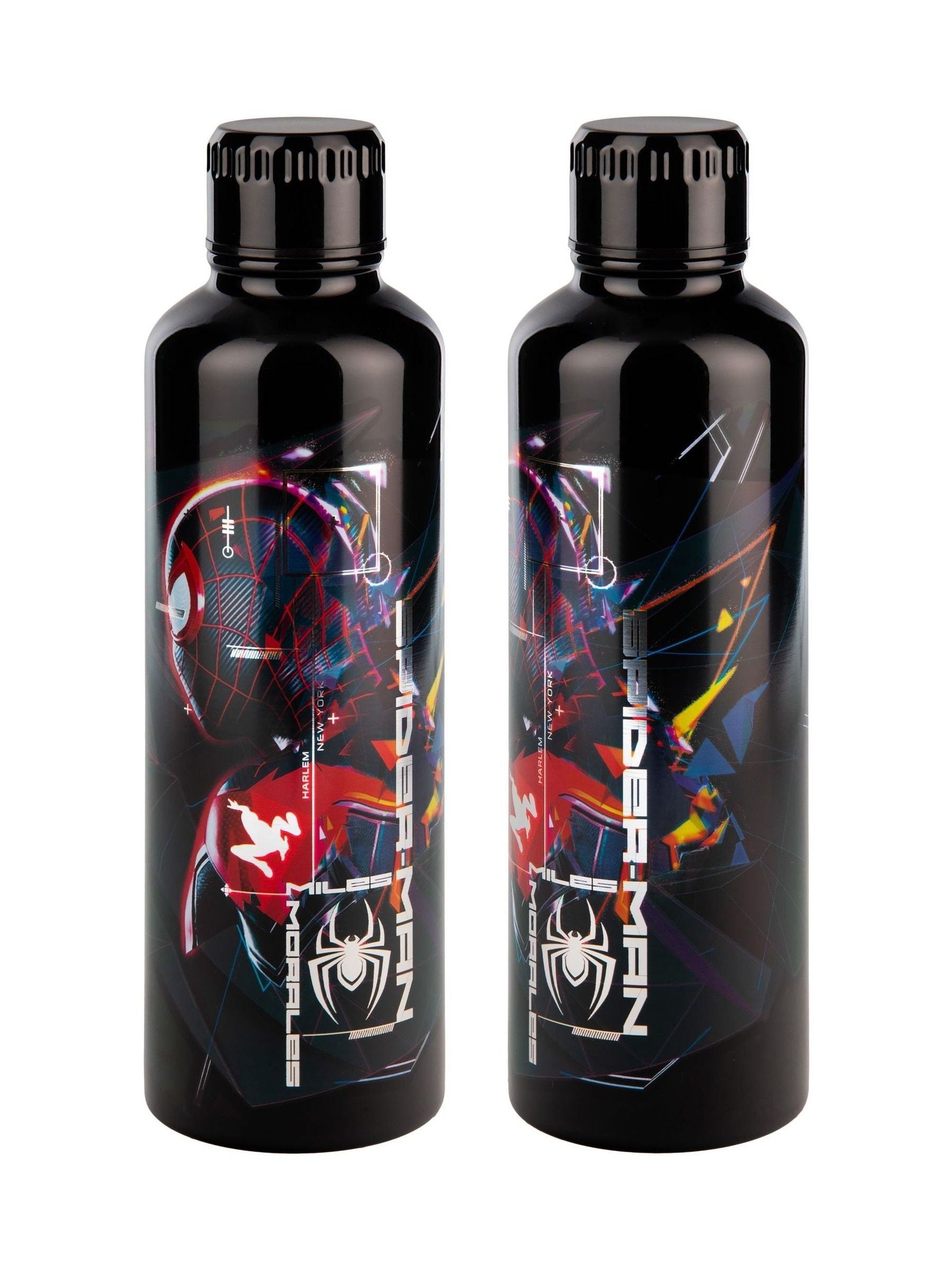 Spider-Man Black Miles Morales water bottle 500ml, UK version