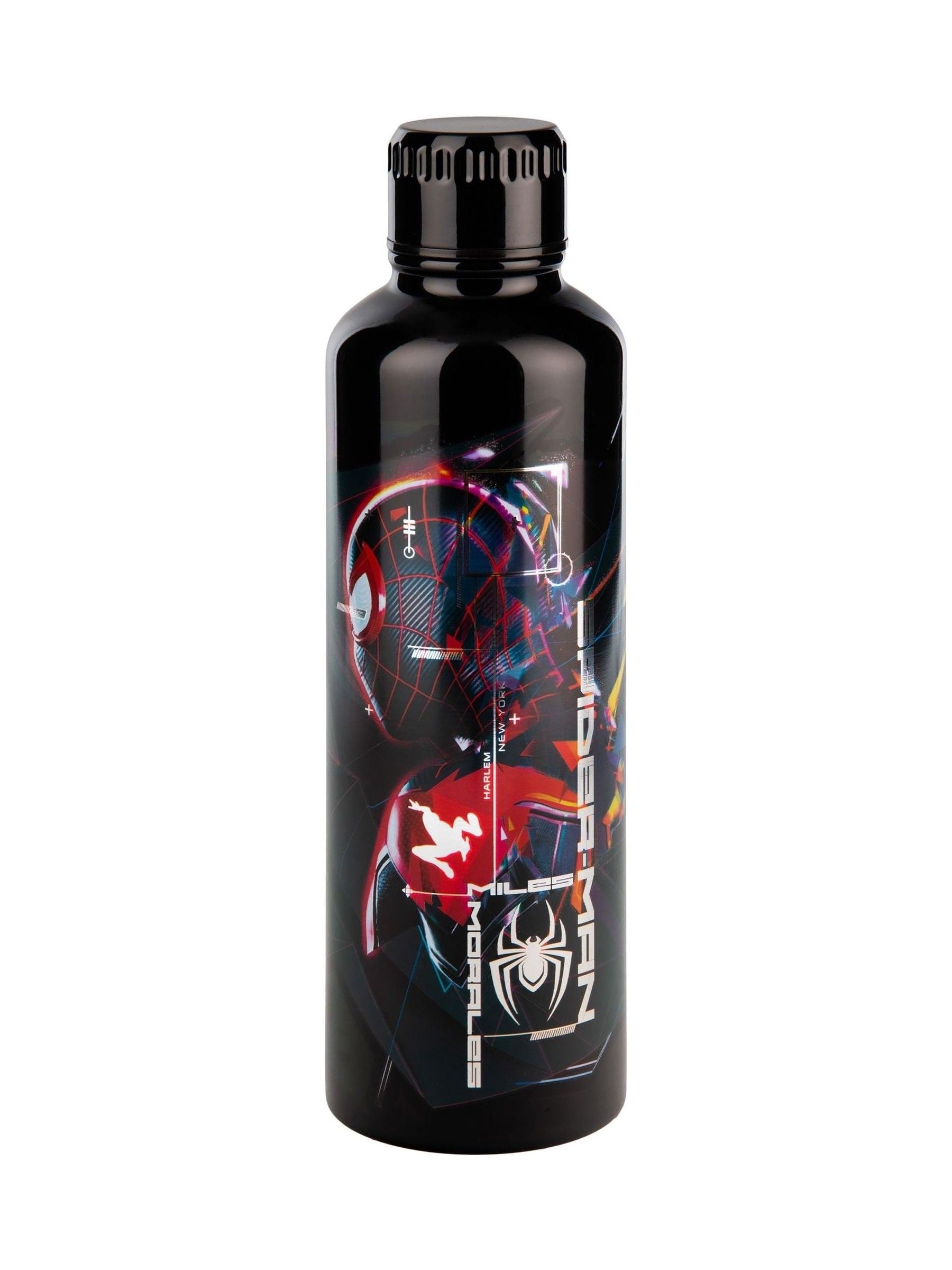 Spider-Man Black Miles Morales water bottle 500ml, UK version