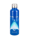 Superman blue metal water bottle 500ml - British brand
