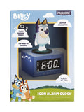 Bluey Blue Icon alarm clock 15.6cm tall (British brand)