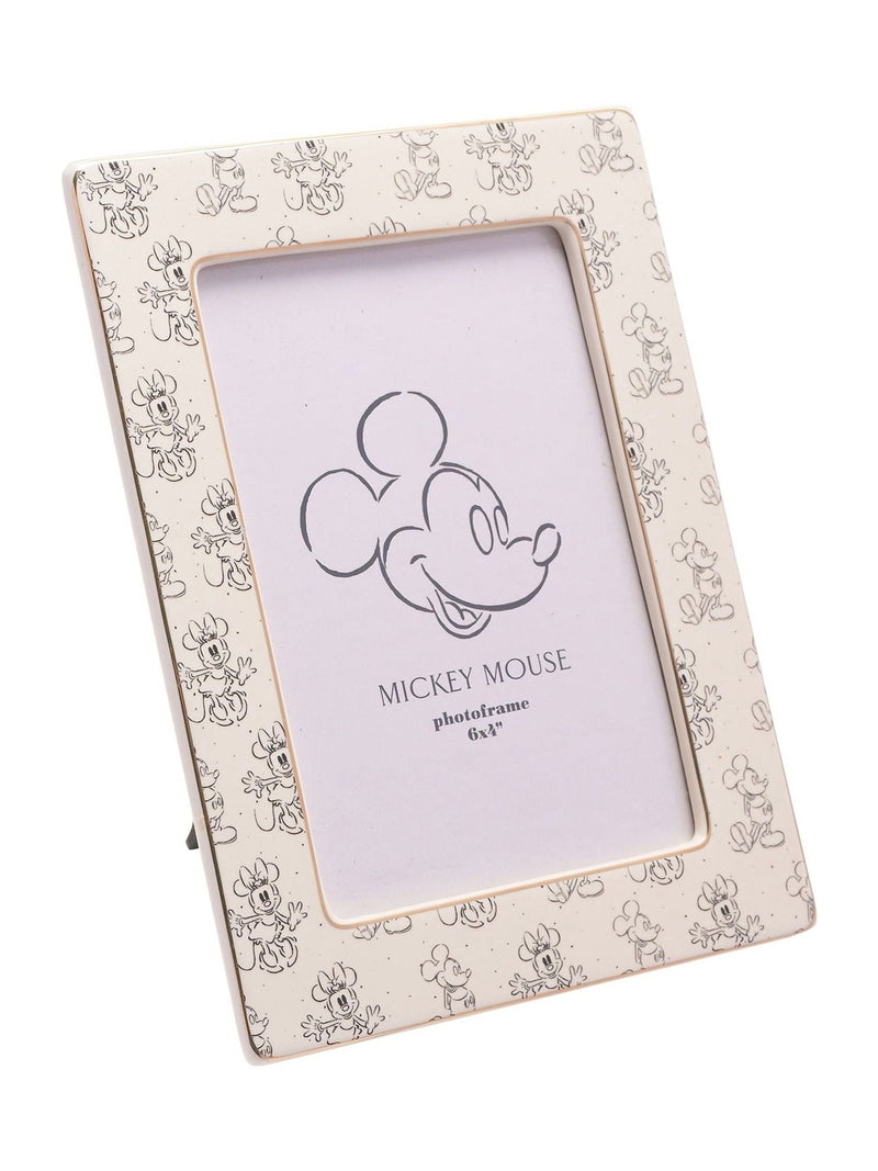 Widdop Disney ceramic frame 4x6 featuring Mickey and Minnie (British brand)