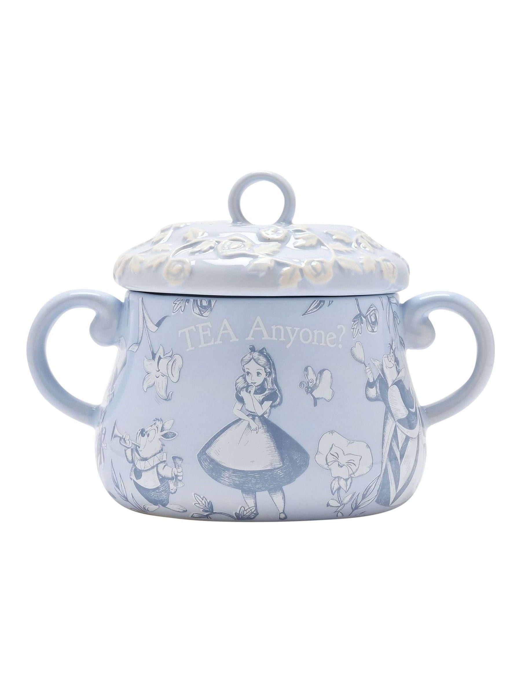 Widdop Alice in Wonderland tea caddy 12.5cm, UK version