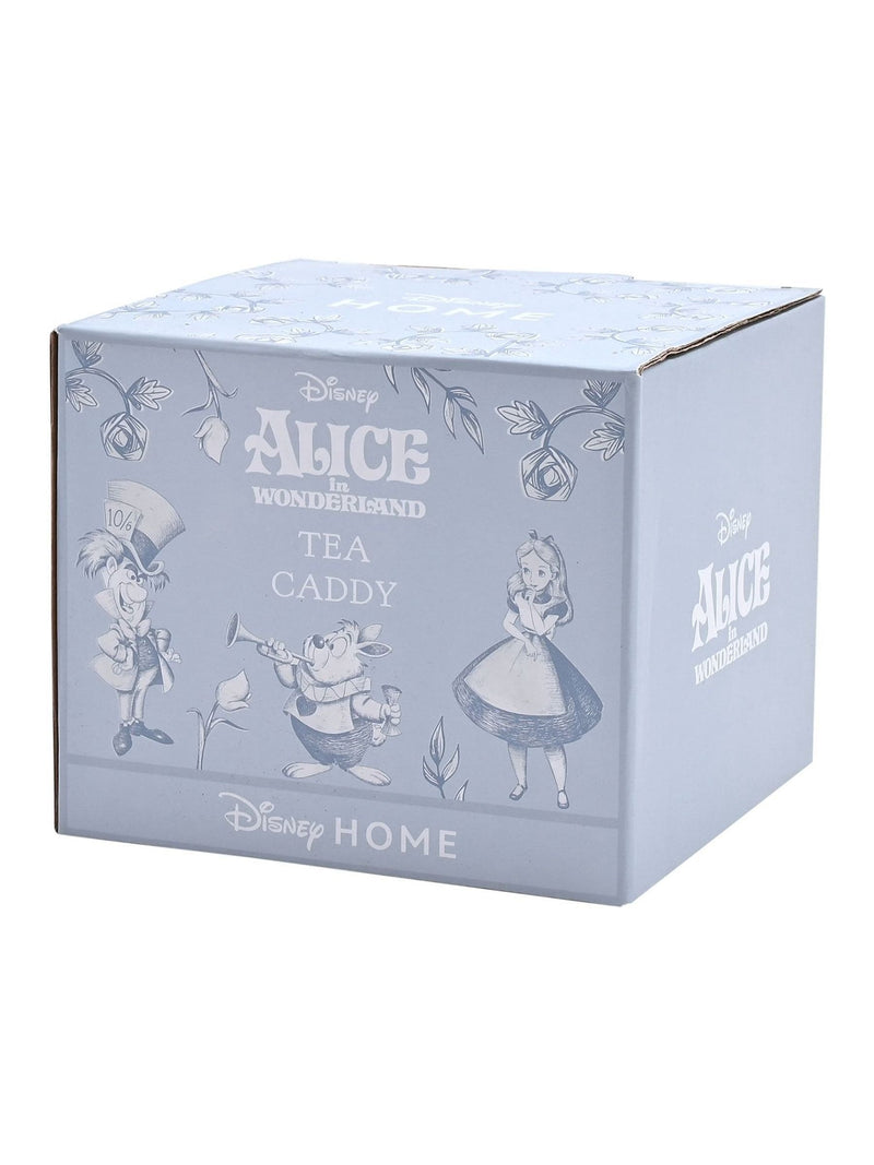 Widdop Alice in Wonderland tea caddy 12.5cm, UK version