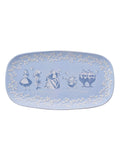 Widdop Blue Alice in Wonderland serving plate 30.5cm, UK version