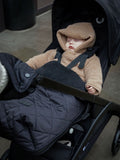 Tiba+Marl black buggy footmuff, imported from the UK