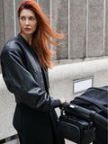 Tiba + Marl Black Inka stroller organiser 31cm wide - British product