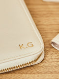 Made Yours personalised oyster embossed travel case 23x20cm, UK version