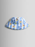 JoJo Maman Bébé blue stripe tennis bucket hat - British product