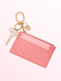 Victoria's Secret Leopard Brown Card Case Keyring 4.33 x 2.75 in
