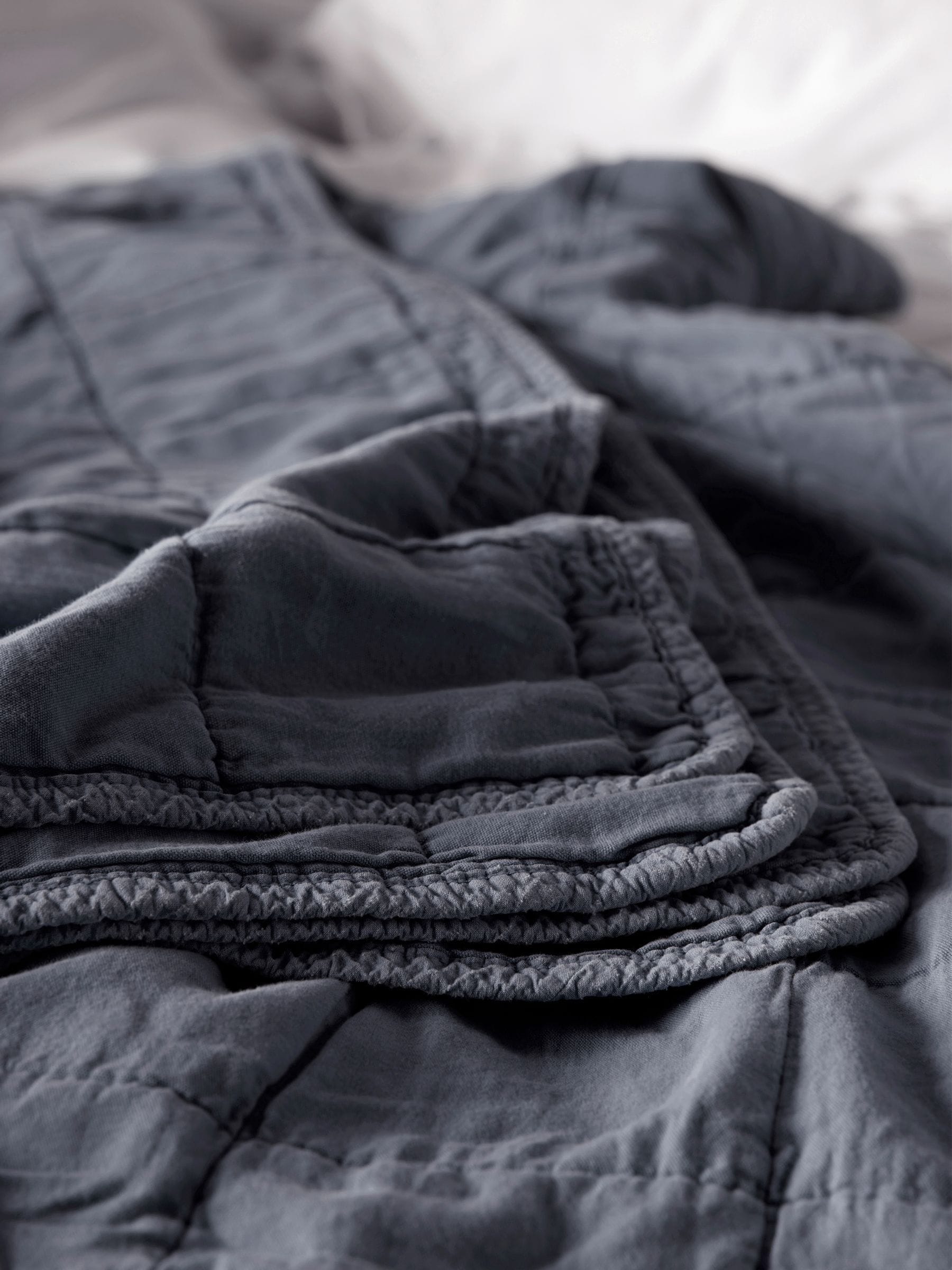 Secret Linen Store vintage rose quilted throw (British brand)