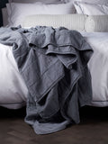 Secret Linen Store vintage rose quilted throw (British brand)
